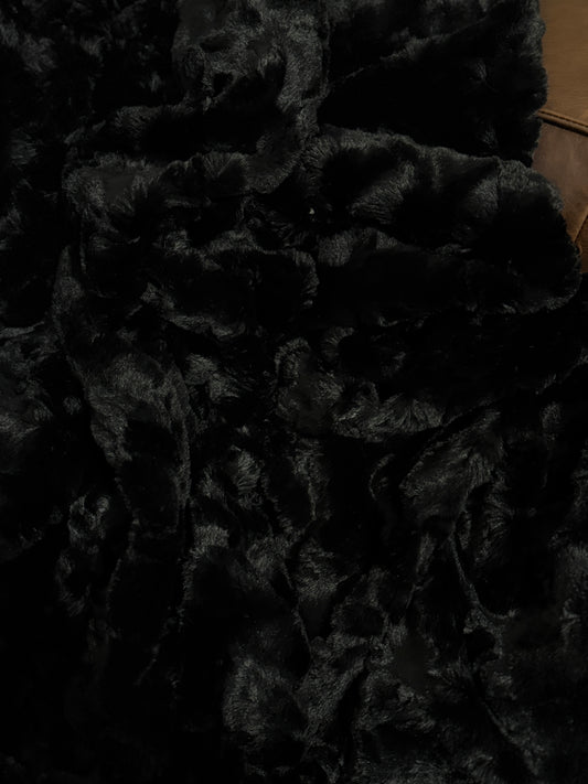 The Void black luxury cat blanket by Biscuit & Perch