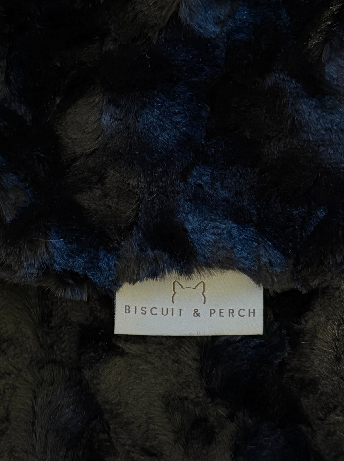 The Void black luxury cat blanket by Biscuit & Perch